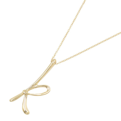 イニシャルK レター ネックレス ネックレス K18YG イエローゴールド ティファニー アクセサリー TIFFANY & Co.