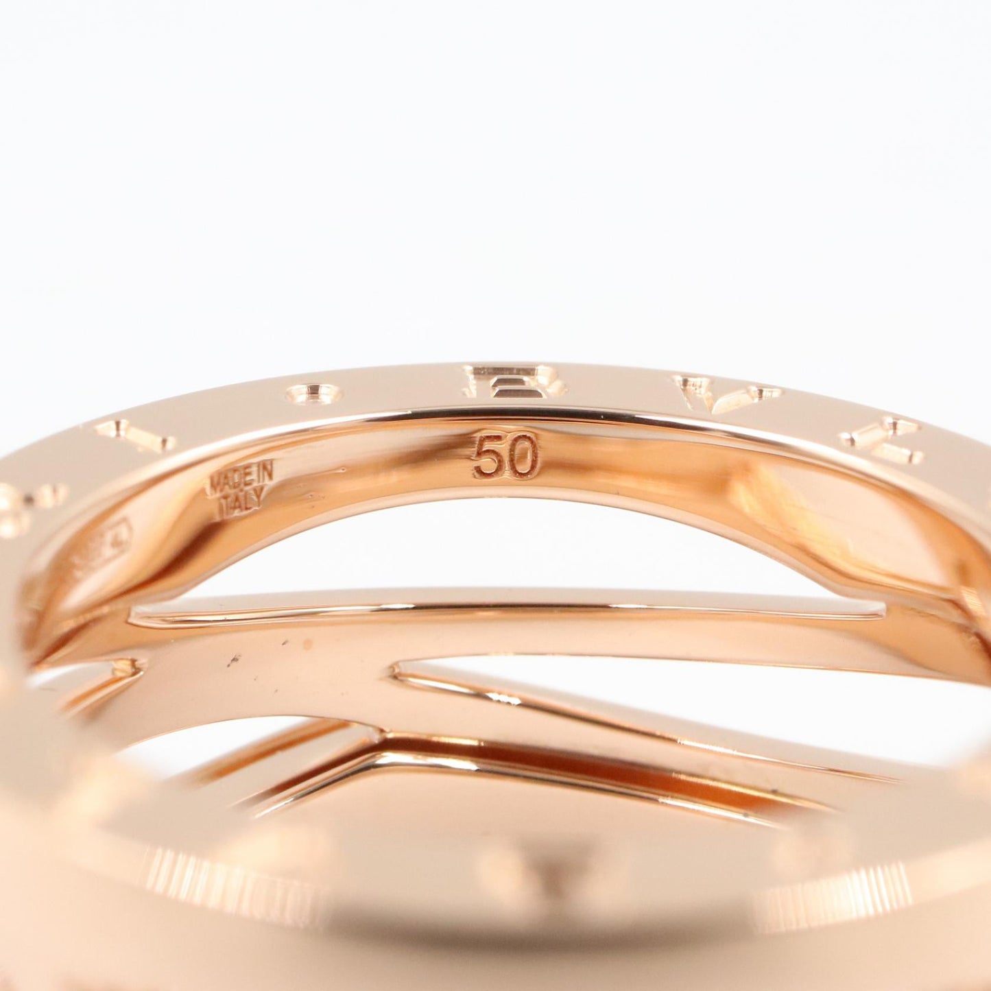 B-zero1 ビーゼロワン リング レジェンド リング リング 指輪 K18PG ピンクゴールド ブルガリ アクセサリー BVLGARI