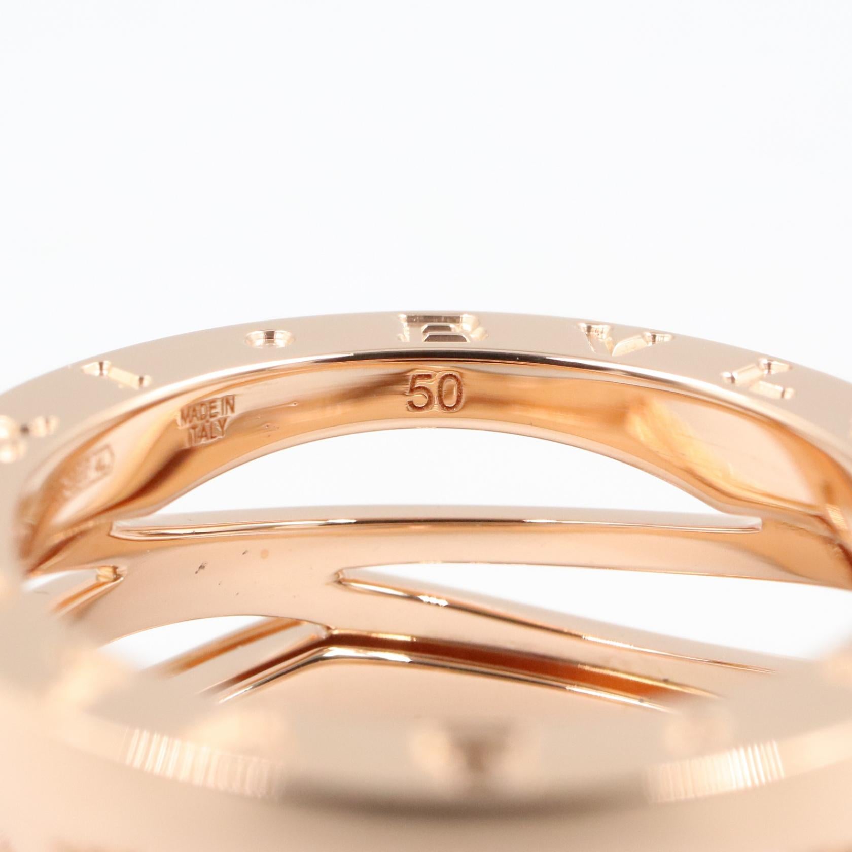 B-zero1 ビーゼロワン リング レジェンド リング リング 指輪 K18PG ピンクゴールド ブルガリ アクセサリー BVLGARI