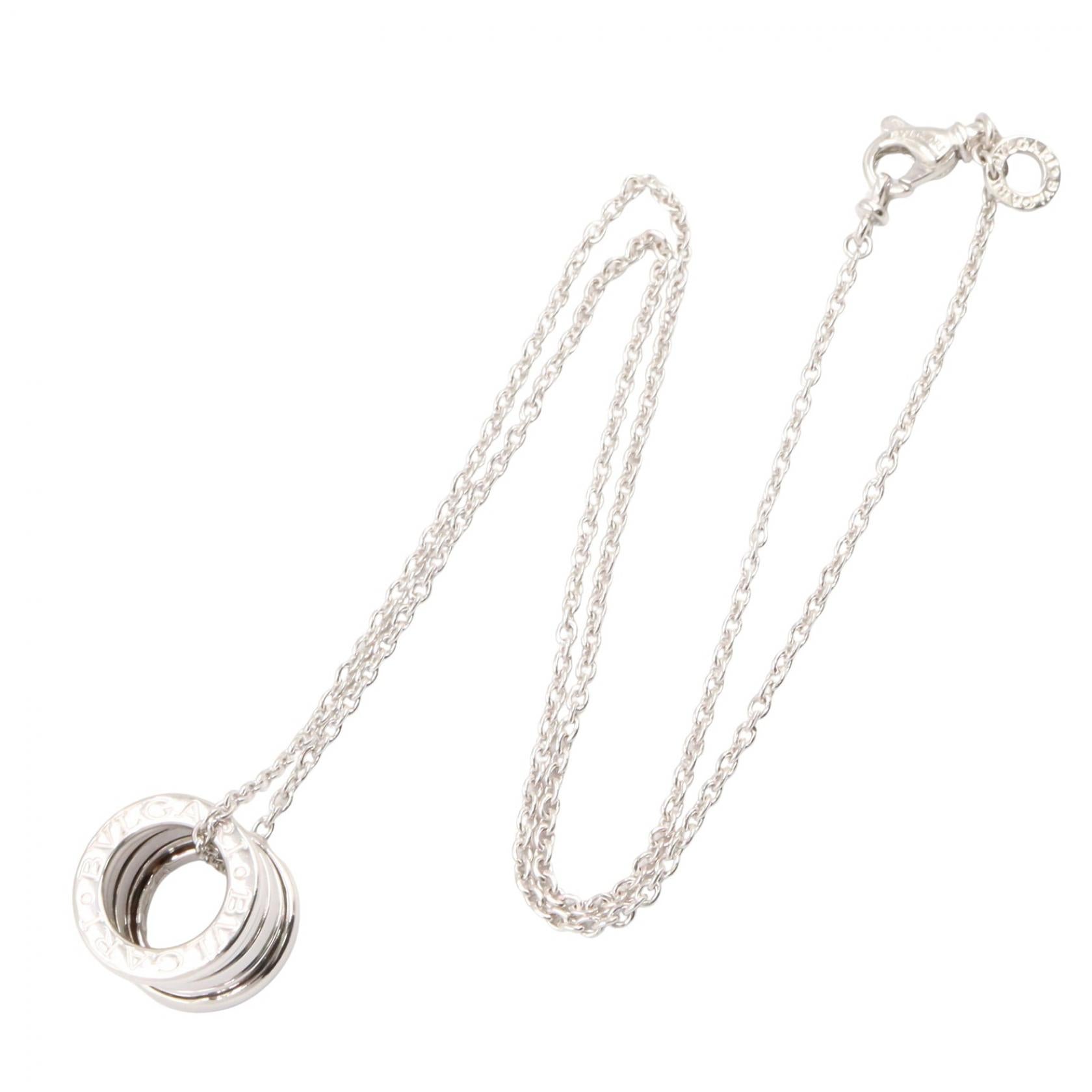 B-zero1 ビーゼロワン ネックレス ネックレス K18WG ホワイトゴールド ブルガリ アクセサリー BVLGARI