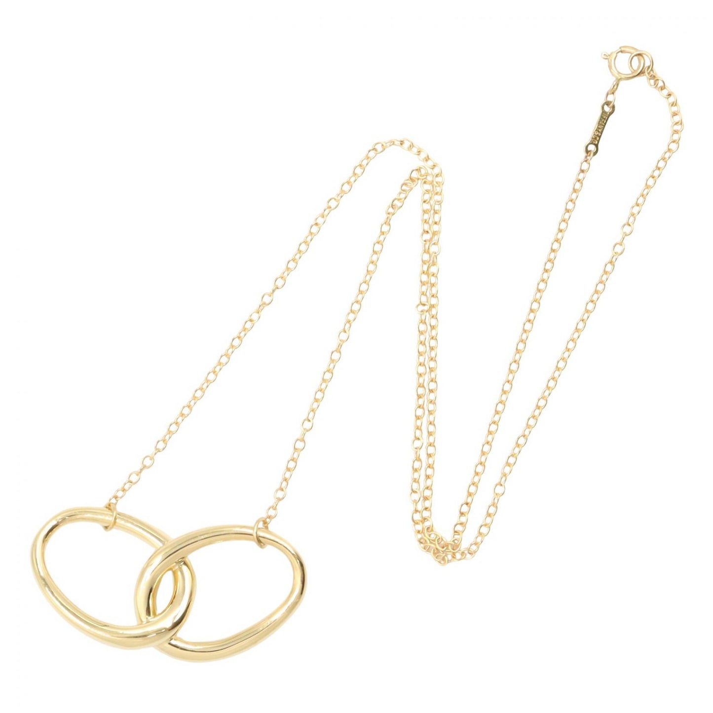 ダブルループ ネックレス ネックレス K18YG イエローゴールド ティファニー アクセサリー TIFFANY & Co.