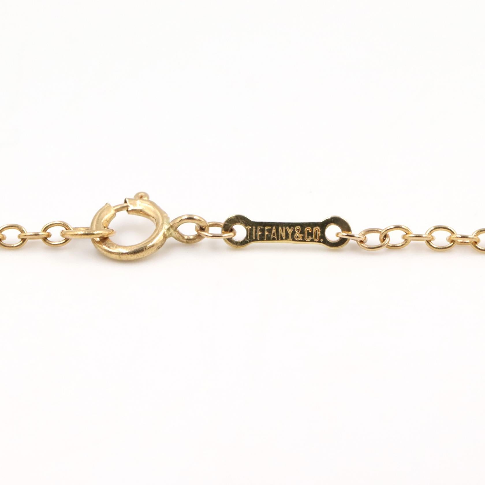 ダブルループ ネックレス ネックレス K18YG イエローゴールド ティファニー アクセサリー TIFFANY & Co.
