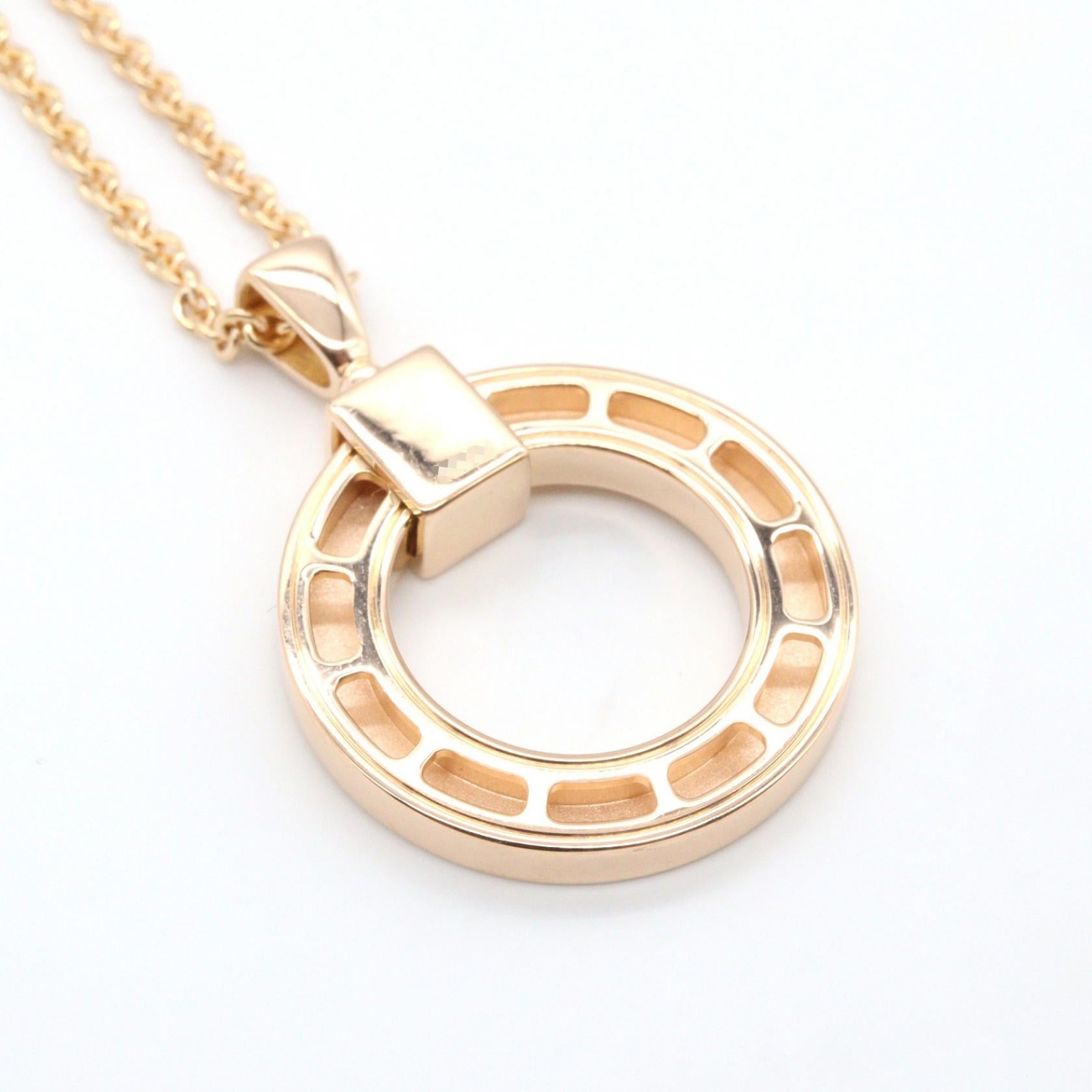 ブルガリブルガリ 1PD ネックレス ネックレス K18PG ダイヤモンド ピンクゴールド クリア ブルガリ アクセサリー BVLGARI