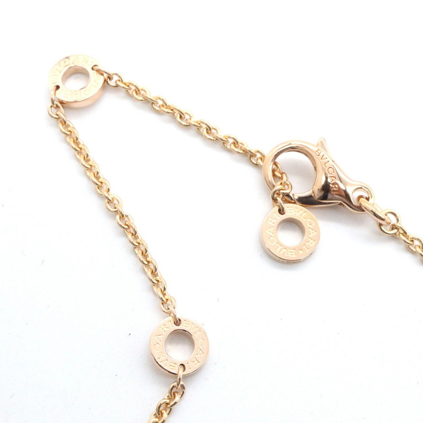 ブルガリブルガリ 1PD ネックレス ネックレス K18PG ダイヤモンド ピンクゴールド クリア ブルガリ アクセサリー BVLGARI