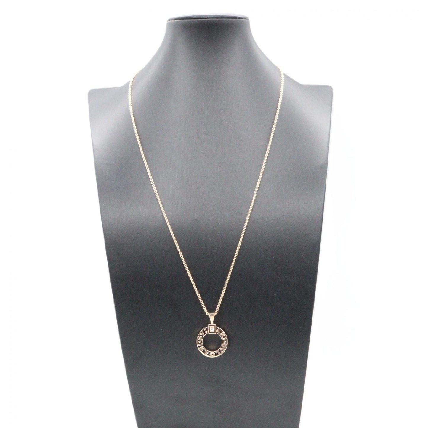ブルガリブルガリ 1PD ネックレス ネックレス K18PG ダイヤモンド ピンクゴールド クリア ブルガリ アクセサリー BVLGARI