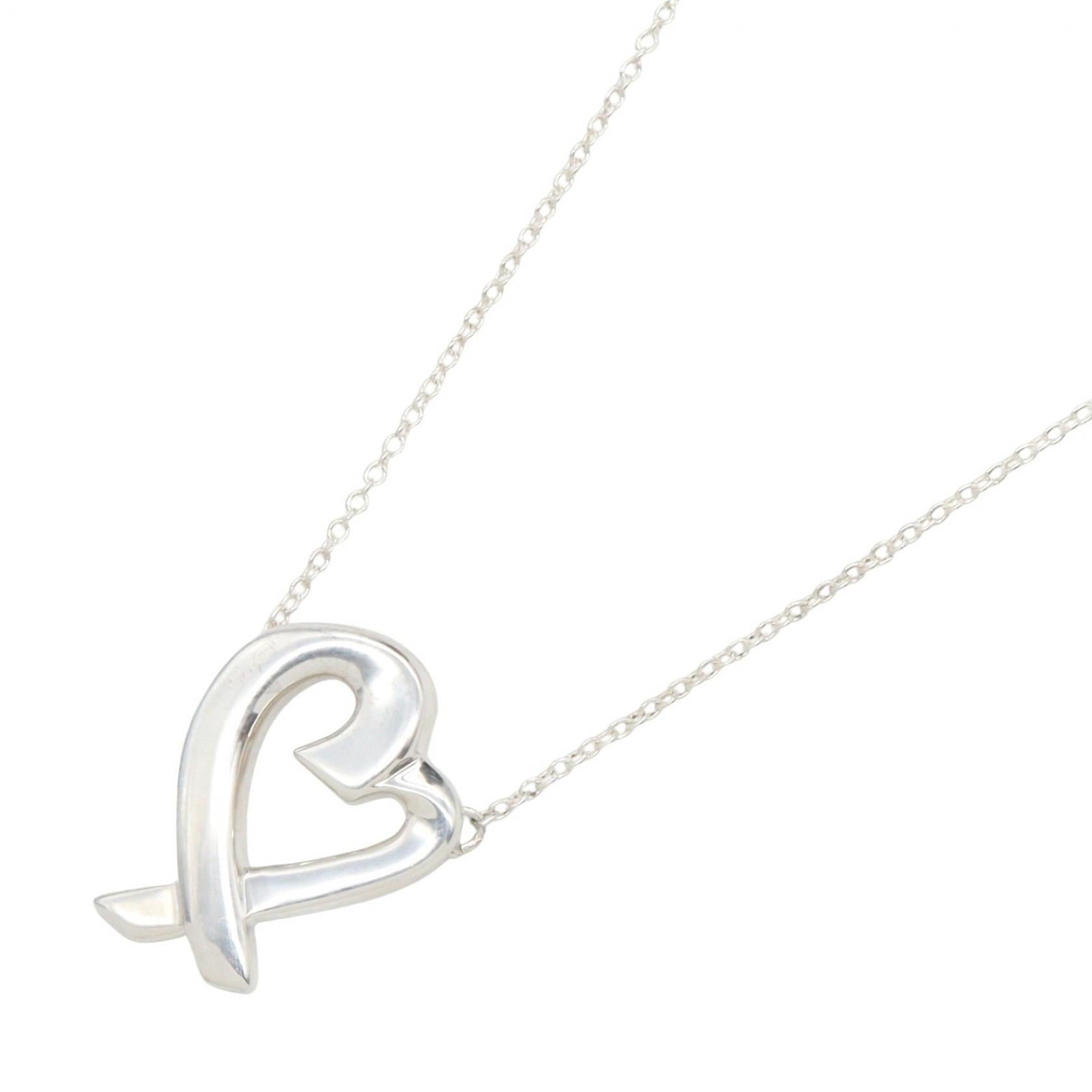 ラビングハート ネックレス ネックレス SV925 シルバー ティファニー アクセサリー TIFFANY & Co.