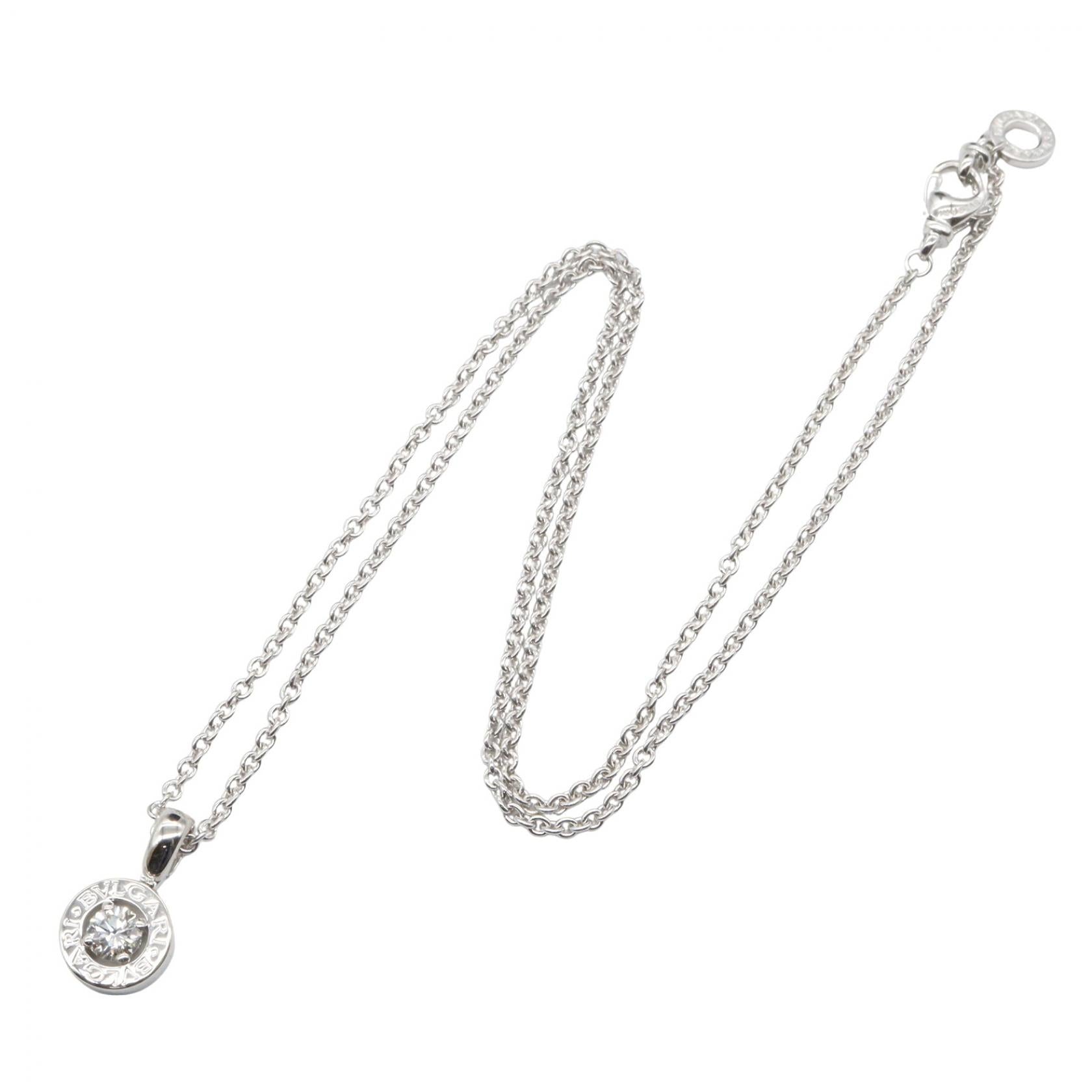 ブルガリ ブルガリ 1PD ネックレス ネックレス K18WG ダイヤモンド ホワイトゴールド クリア ブルガリ アクセサリー BVLGARI