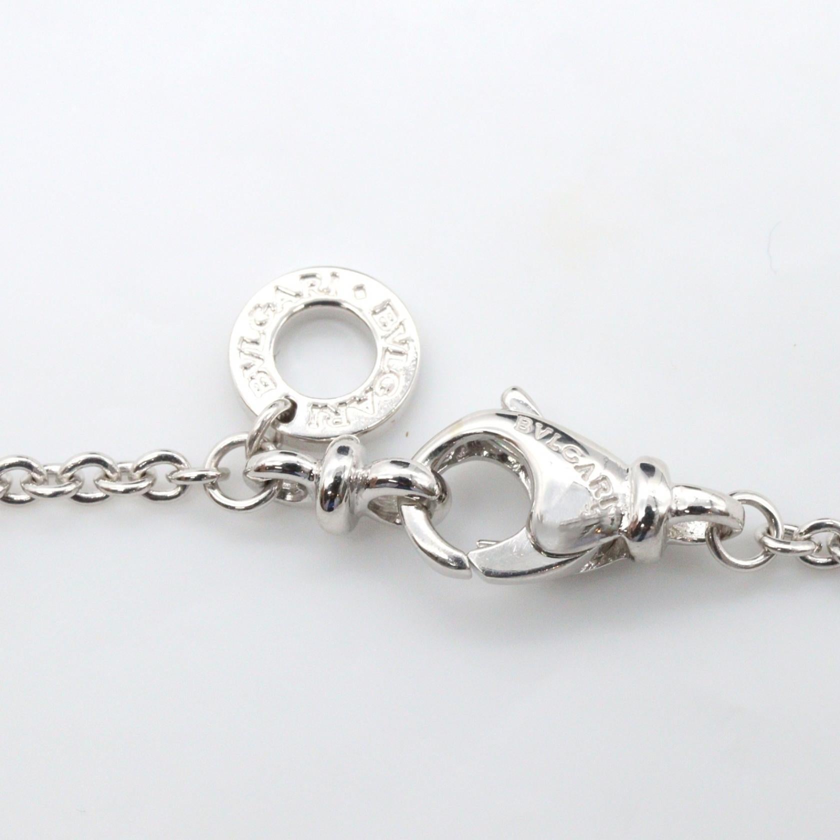 ブルガリ ブルガリ 1PD ネックレス ネックレス K18WG ダイヤモンド ホワイトゴールド クリア ブルガリ アクセサリー BVLGARI