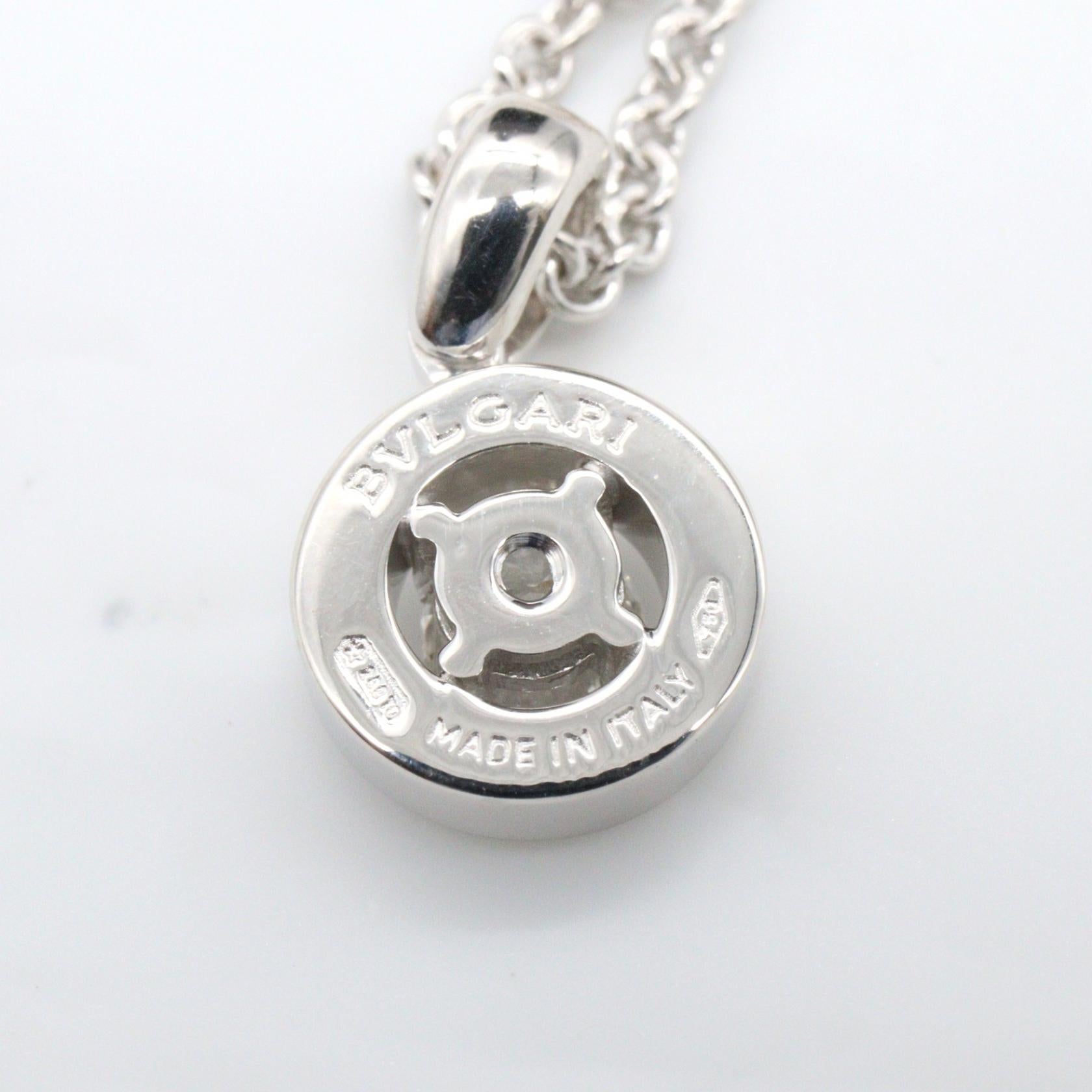 ブルガリ ブルガリ 1PD ネックレス ネックレス K18WG ダイヤモンド ホワイトゴールド クリア ブルガリ アクセサリー BVLGARI