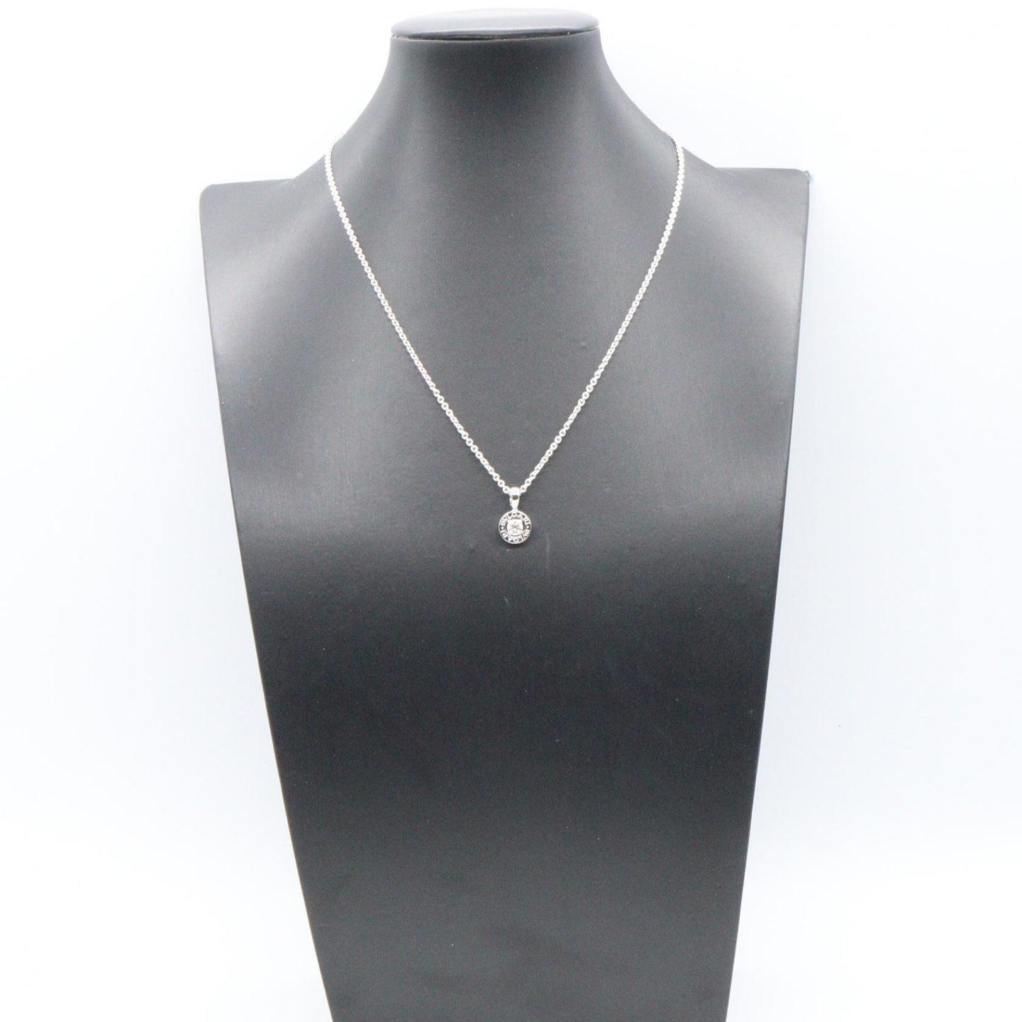 ブルガリ ブルガリ 1PD ネックレス ネックレス K18WG ダイヤモンド ホワイトゴールド クリア ブルガリ アクセサリー BVLGARI