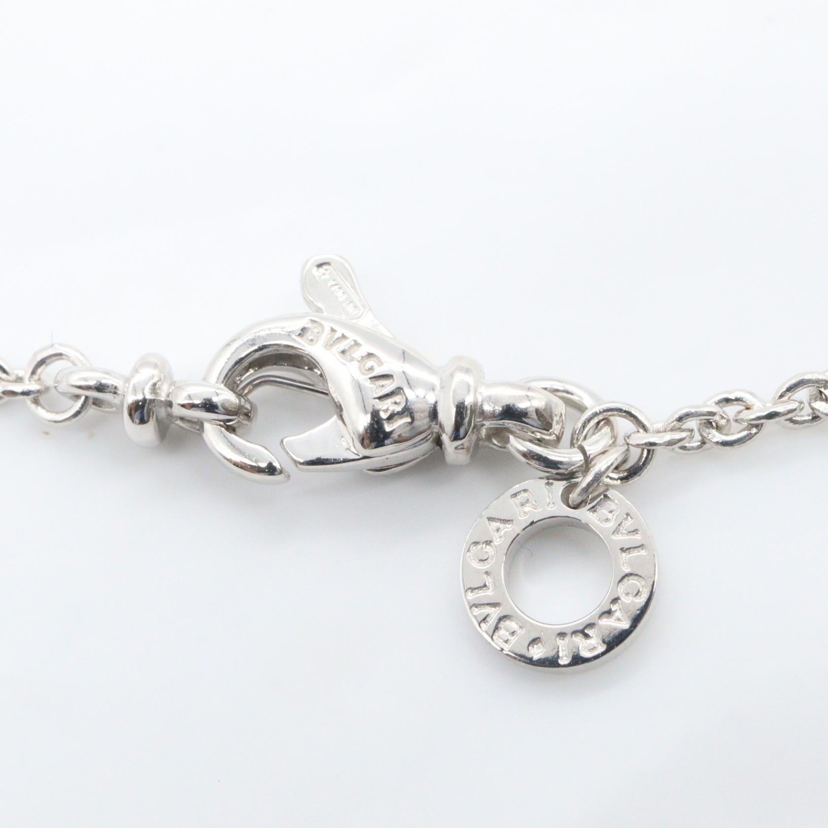 B-zero1 ビーゼロワン ネックレス ネックレス K18WG ダイヤモンド ホワイトゴールド クリア ブルガリ アクセサリー BVLGARI