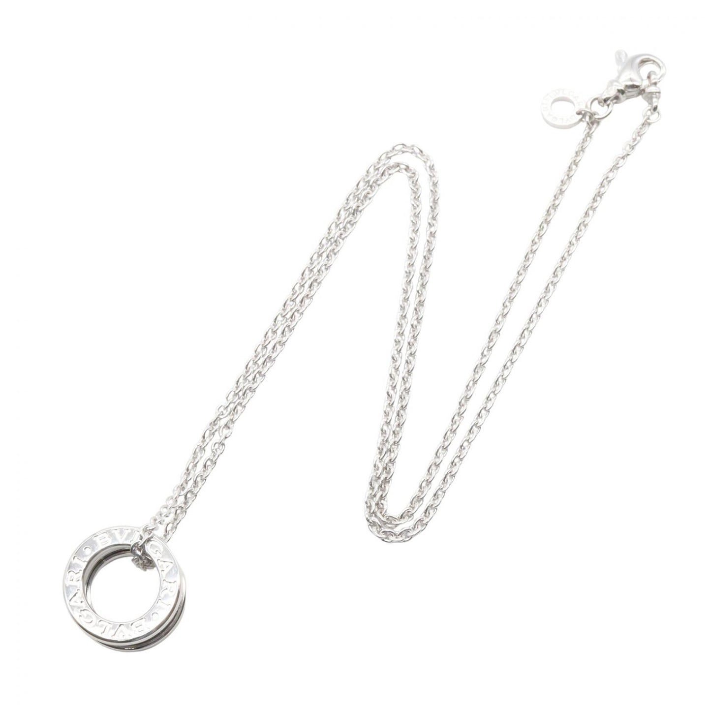 B-zero1 ビーゼロワン ネックレス ネックレス K18WG ダイヤモンド ホワイトゴールド クリア ブルガリ アクセサリー BVLGARI