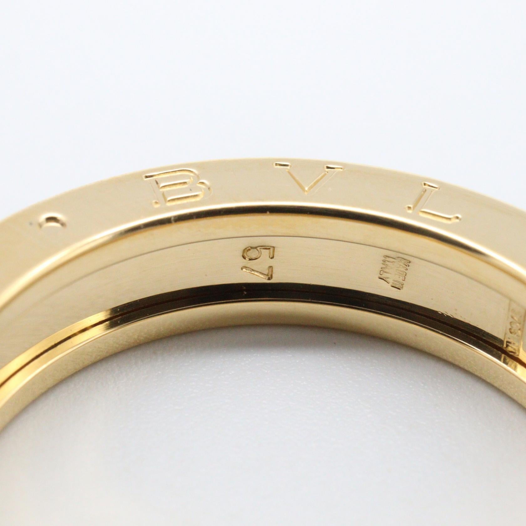 B-zero1 ビーゼロワン リング 1バンド リング 指輪 K18YG イエローゴールド ブルガリ アクセサリー BVLGARI