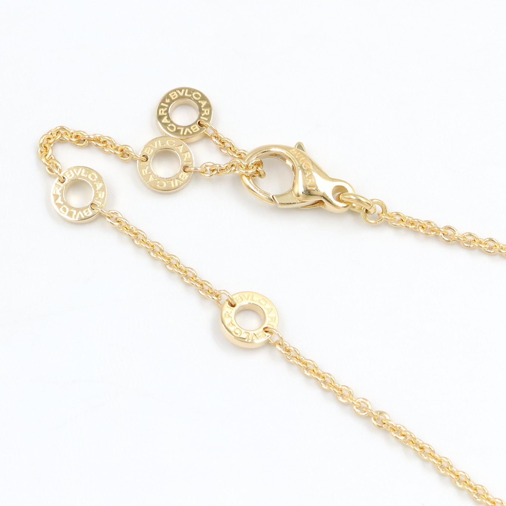 パレンテシ ネックレス ネックレス K18YG イエローゴールド ブルガリ アクセサリー BVLGARI
