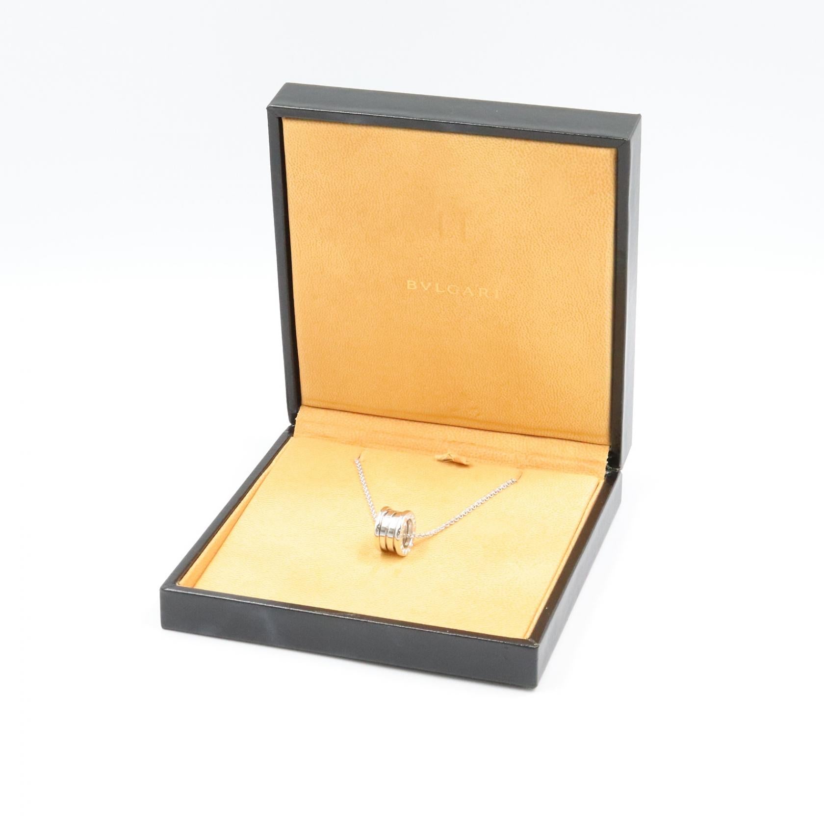 B-zero1 ビーゼロワン ネックレス ネックレス K18WG ホワイトゴールド ブルガリ アクセサリー BVLGARI