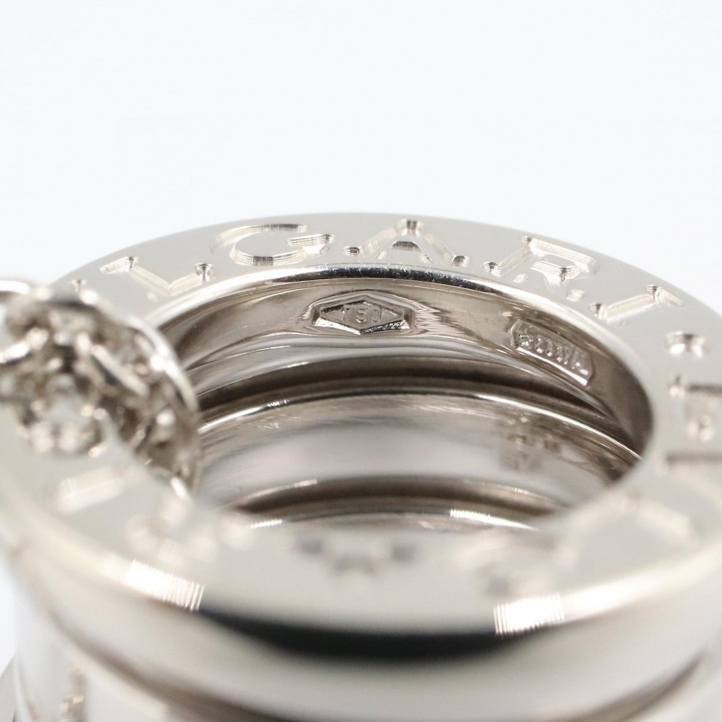 B-zero1 ビーゼロワン ネックレス ネックレス K18WG ホワイトゴールド ブルガリ アクセサリー BVLGARI