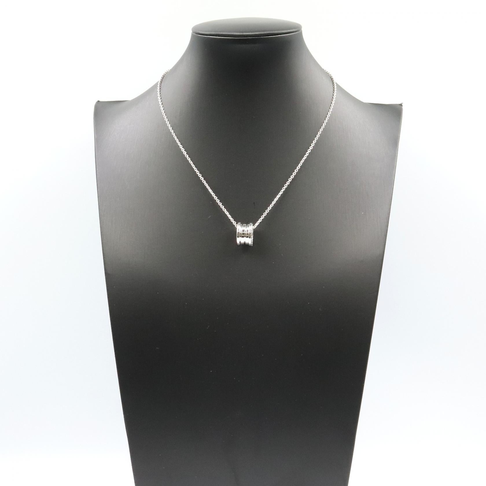 B-zero1 ビーゼロワン ネックレス ネックレス K18WG ホワイトゴールド ブルガリ アクセサリー BVLGARI