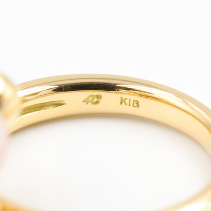 アコヤパール リング リング 指輪 K18YG アコヤパール イエローゴールド ホワイト ヨンドシー アクセサリー 4℃