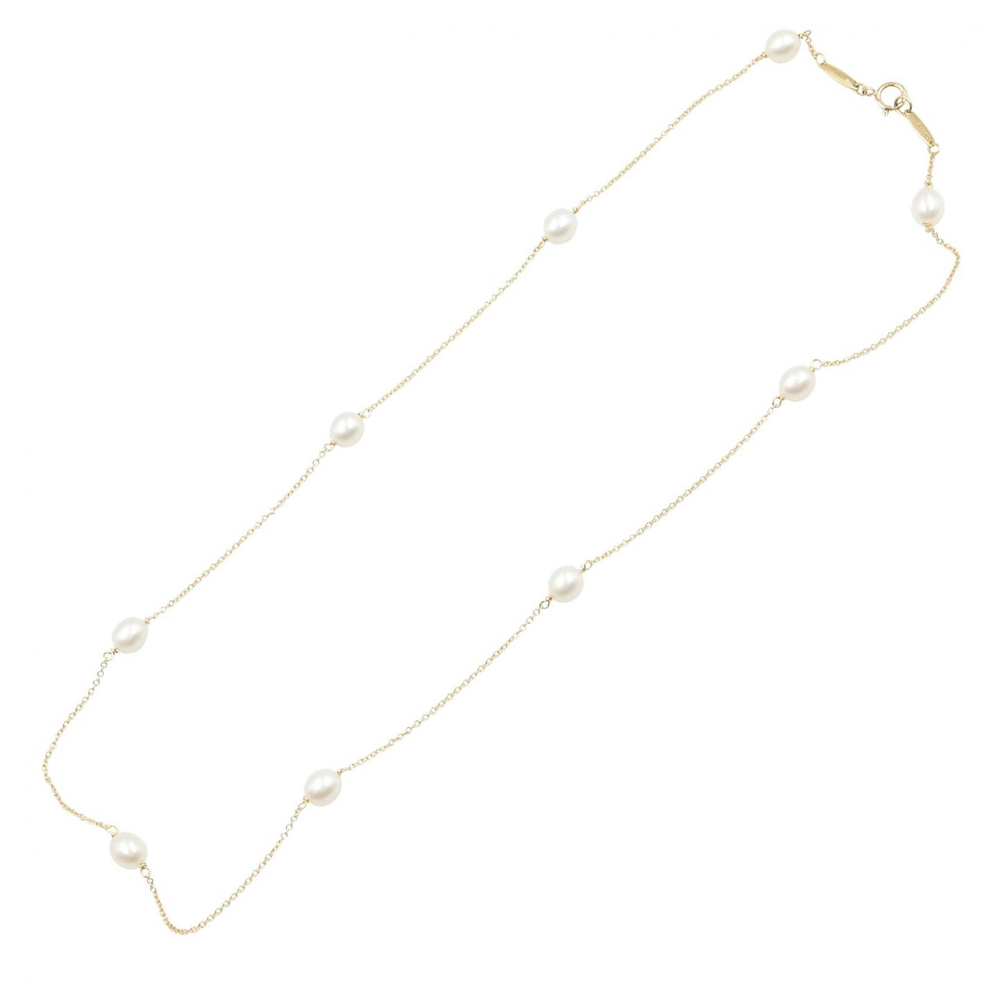 パール ネックレス ネックレス K18YG パール イエローゴールド ホワイト ティファニー アクセサリー TIFFANY & Co.