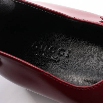 ホースビット パンプス レザー レッド グッチ