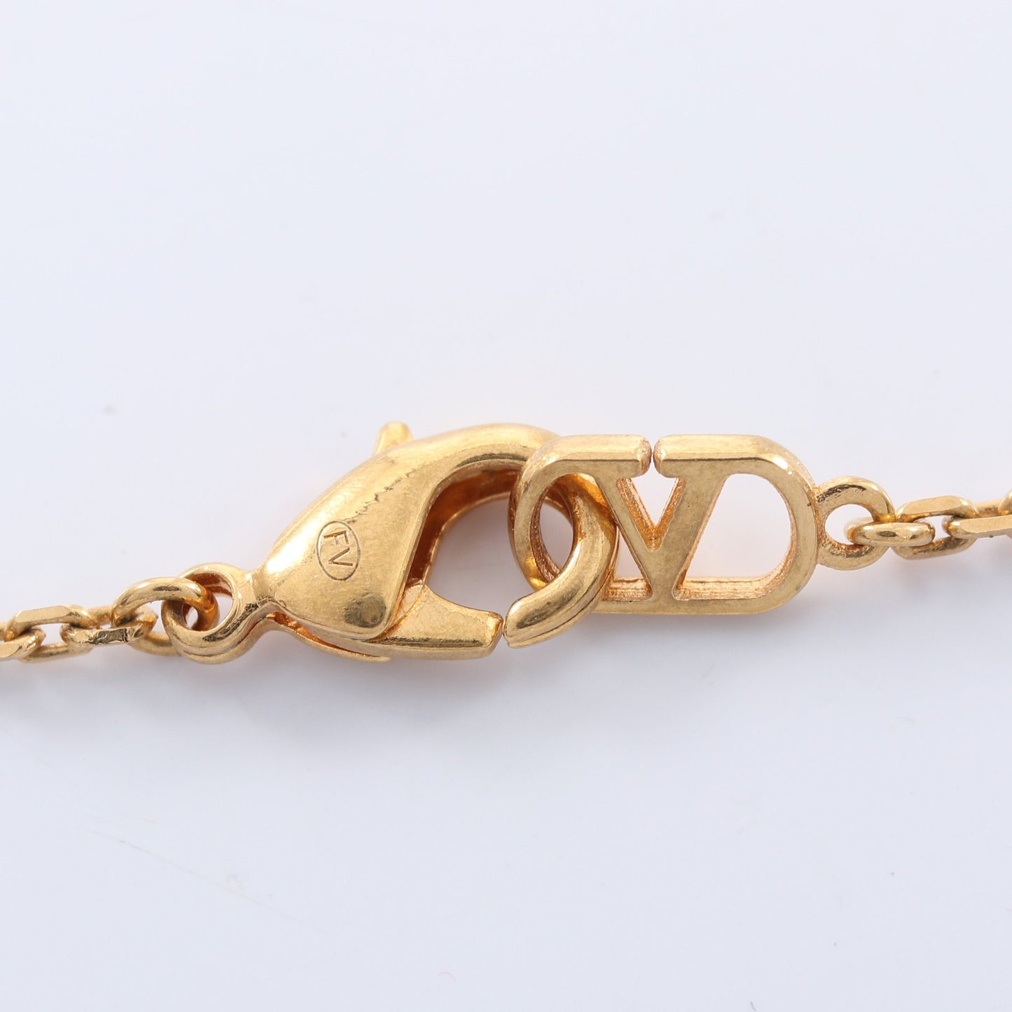 Vロゴ チェリー ネックレス GP ゴールド レッド ヴァレンティノガラヴァーニ アクセサリー VALENTINO GARAVANI
