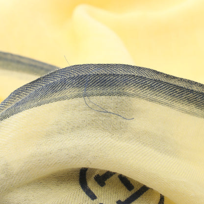 NAOSHIMA ナオシマ ストール コットン イエロー エルメス 財布・小物 HERMES