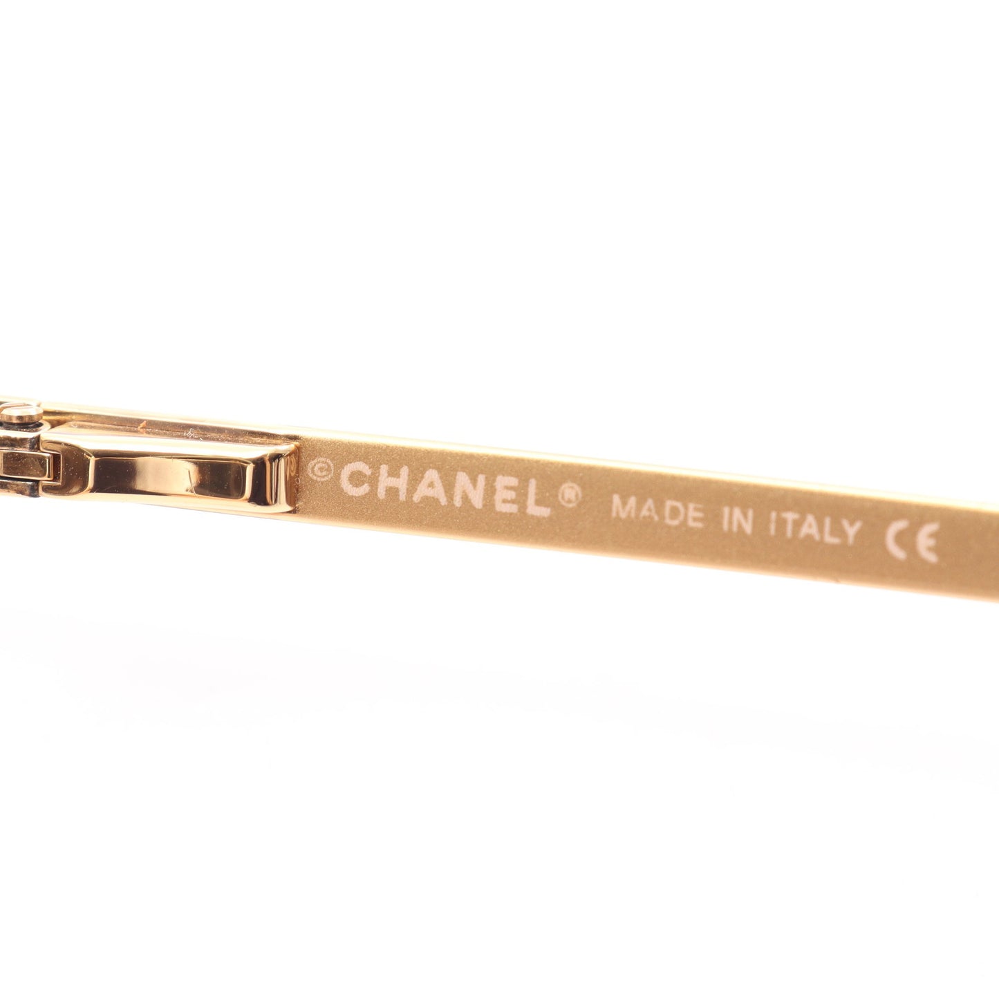 ココマーク グラデーションレンズ スクエア ハーフリム サングラス GP ゴールド シャネル 財布・小物 CHANEL