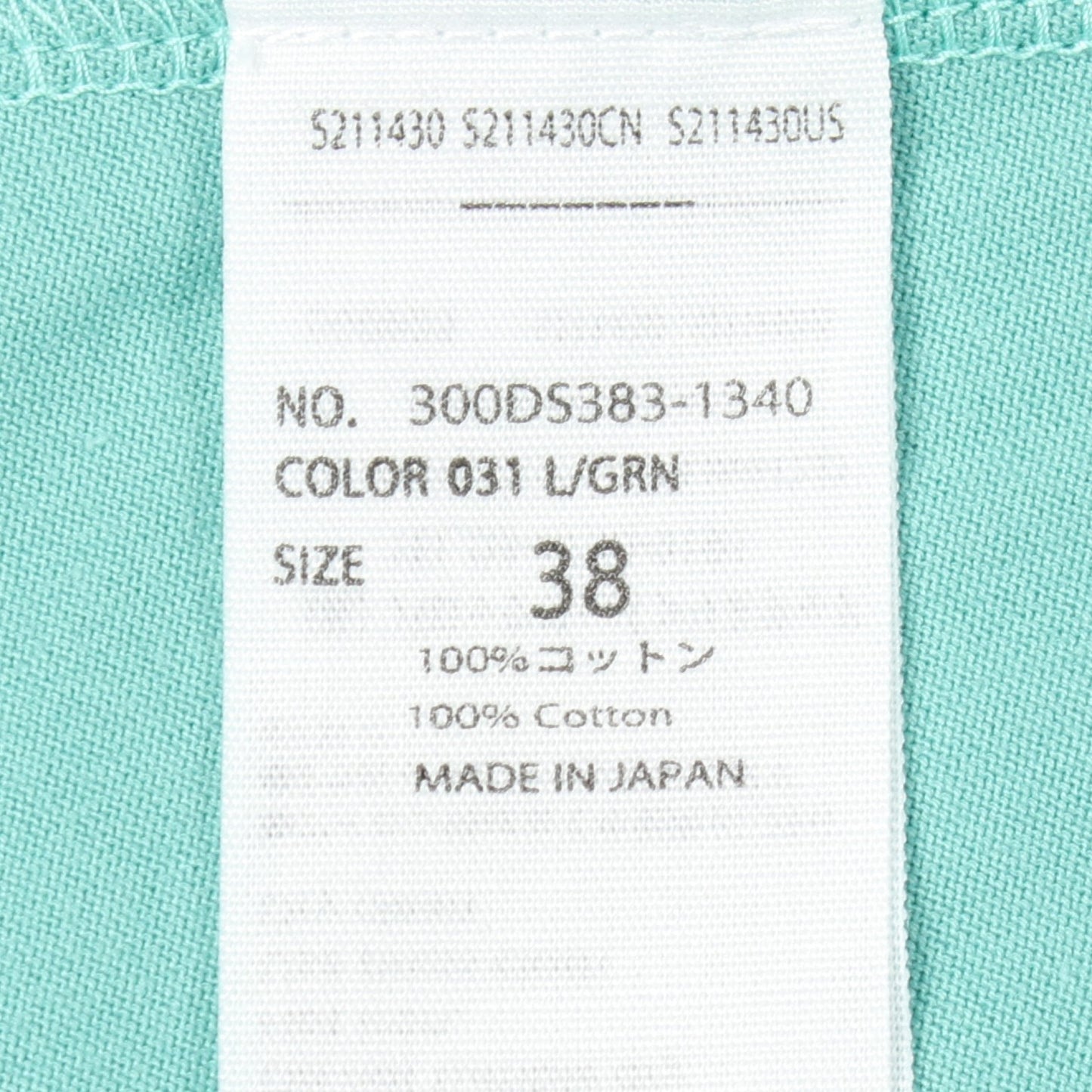 ノースリーブアシンメトリー ワンピース コットン ターコイズブルー エンフォルド ワンピース ENFOLD