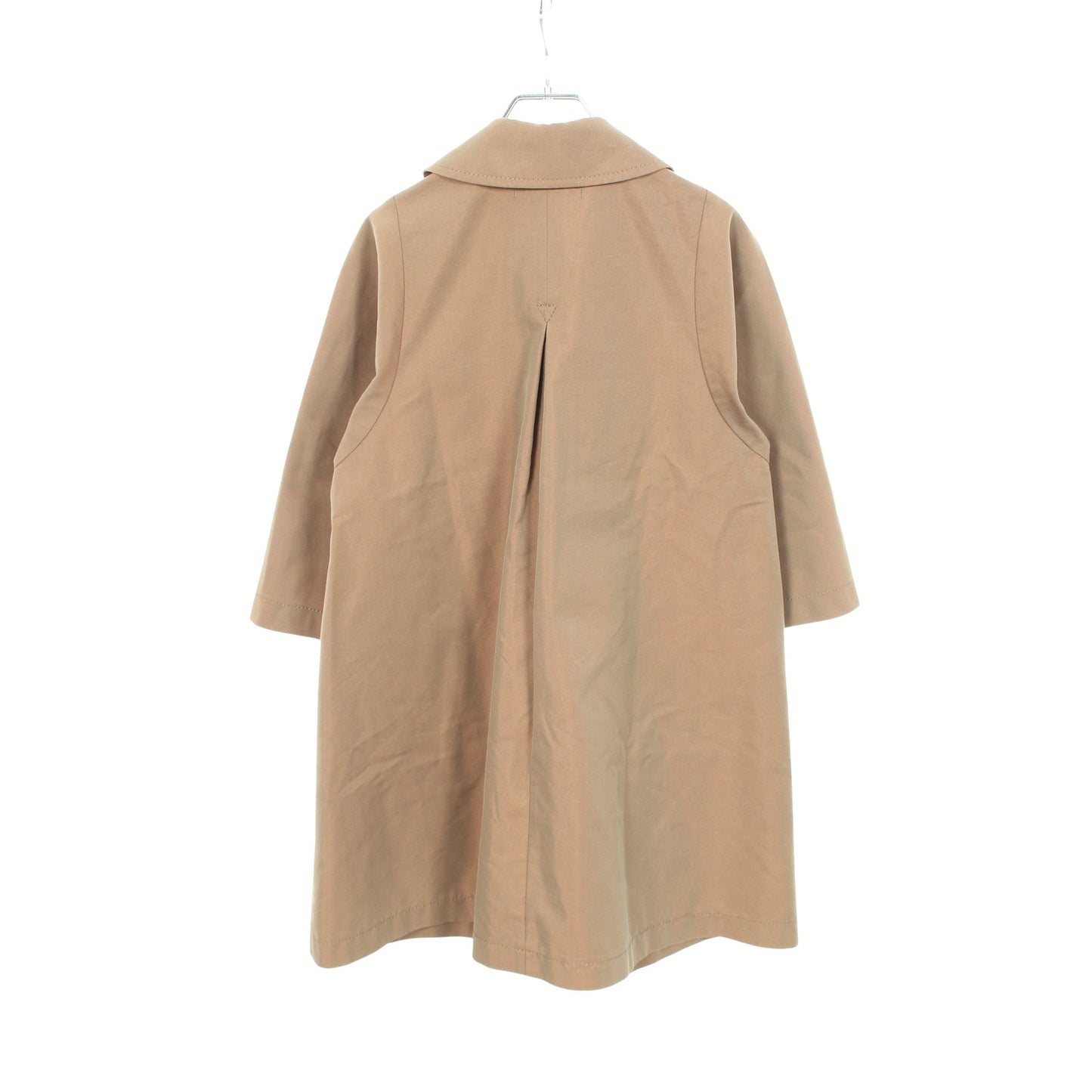 ラウンドカラー ハーフスリーブ スプリングコート コットン ブラウン トリココムデギャルソン アウター tricot COMME des GARCONS