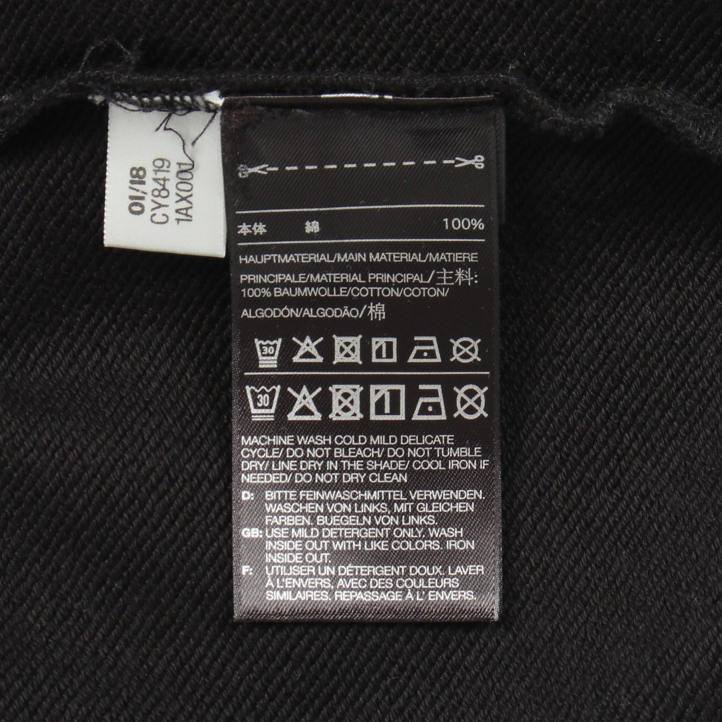 Y-3 × adidas 変形 ワンピース コットン ホワイト ブラック ワイスリー