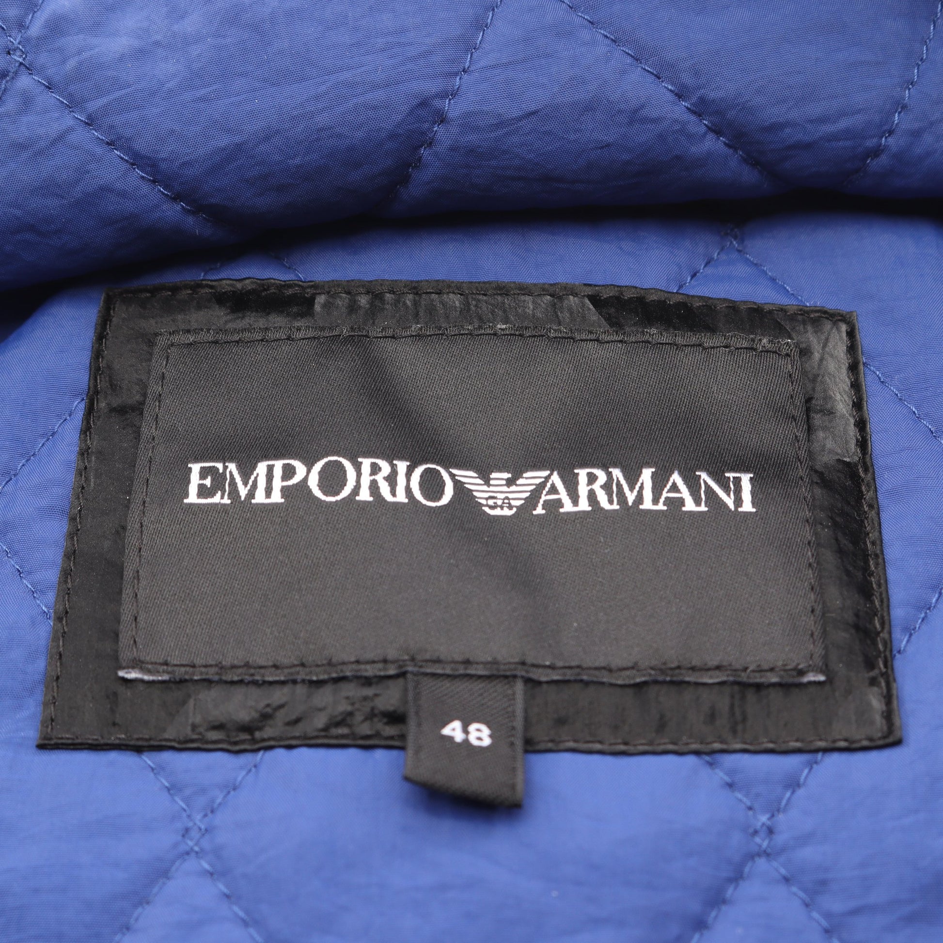 フード付き ジャケット ナイロン ブラック エンポリオアルマーニ アウター EMPORIO ARMANI