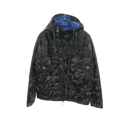 フード付き ジャケット ナイロン ブラック エンポリオアルマーニ アウター EMPORIO ARMANI