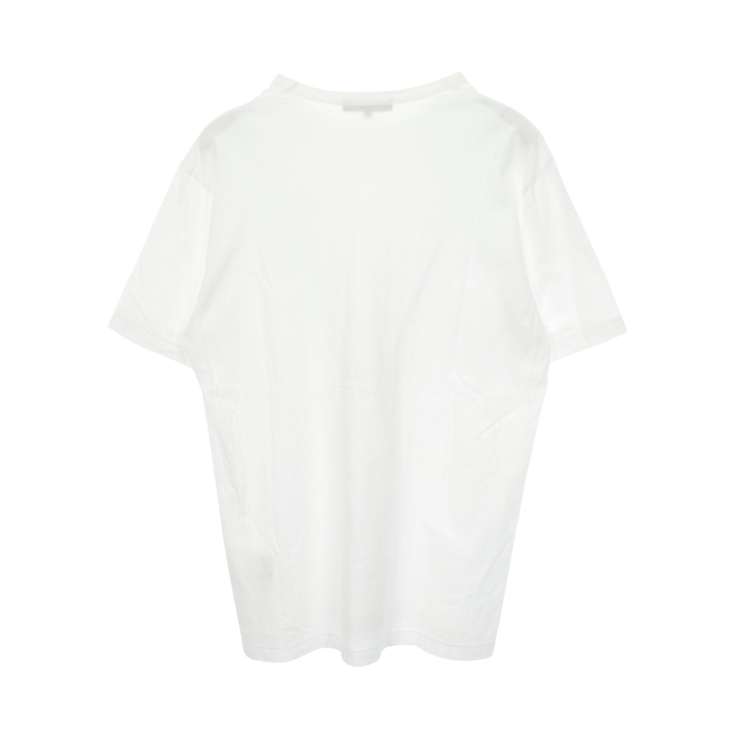 ロゴ クルーネック 半袖Tシャツ コットン ホワイト コムデギャルソンオム