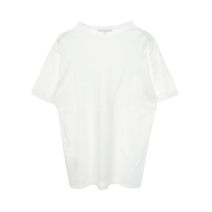 ロゴ クルーネック 半袖Tシャツ コットン ホワイト コムデギャルソンオム