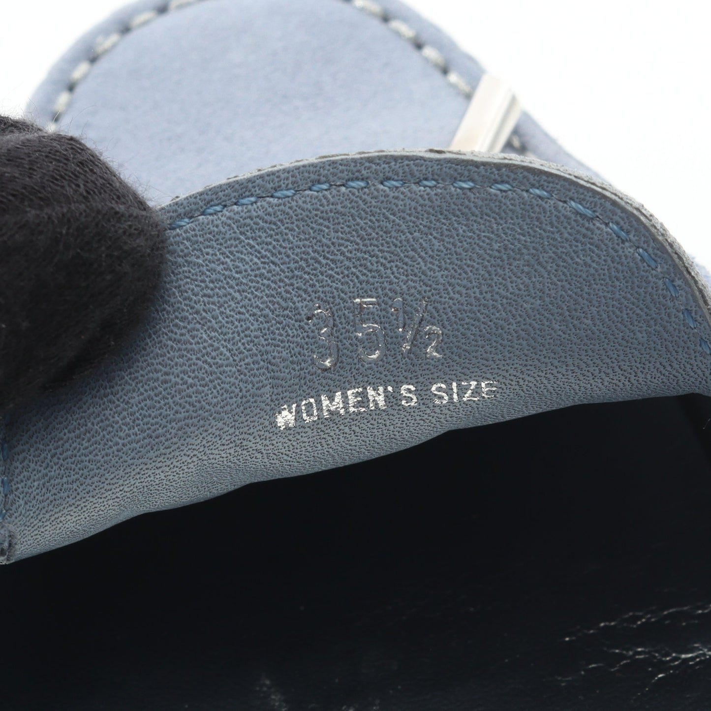 ゴンミーニ ドライビングシューズ スエード ライトブルー トッズ シューズ TOD'S