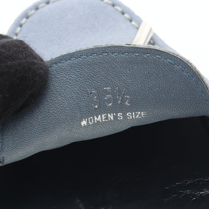 ゴンミーニ ドライビングシューズ スエード ライトブルー トッズ シューズ TOD'S