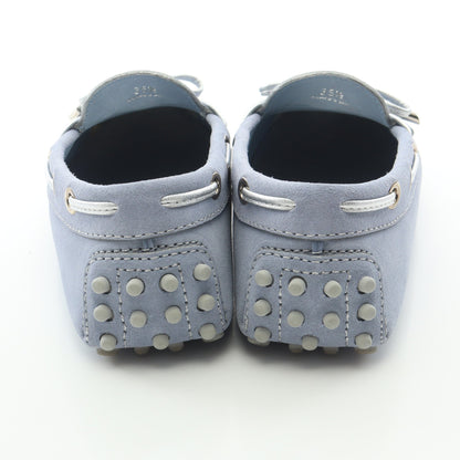 ゴンミーニ ドライビングシューズ スエード ライトブルー トッズ シューズ TOD'S