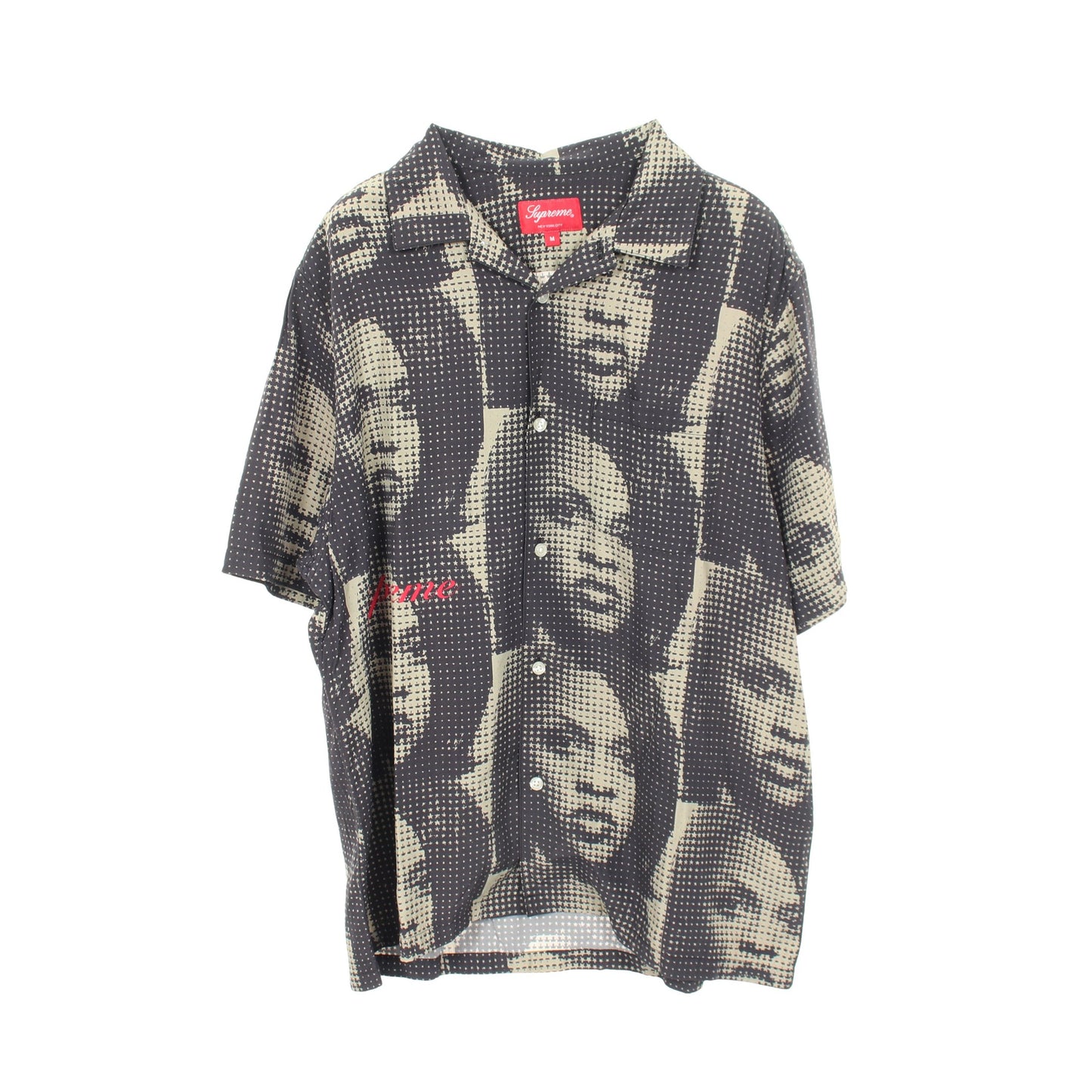 Lil Kim SS Shirt シャツ レーヨン ブラック ベージュ シュプリーム