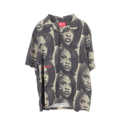 Lil Kim SS Shirt シャツ レーヨン ブラック ベージュ シュプリーム