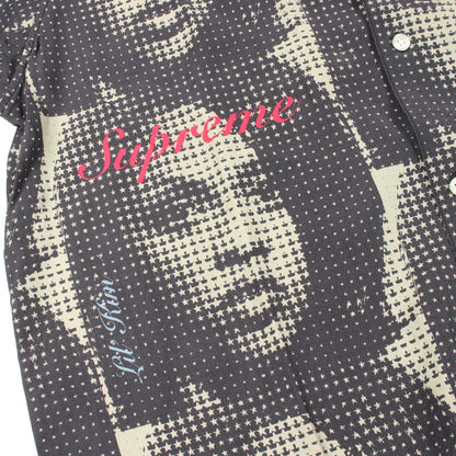 Lil Kim SS Shirt シャツ レーヨン ブラック ベージュ シュプリーム