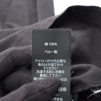 レキシー ジグネチャー柄 半袖Tシャツ コットン ブラック ブラウン コーチ