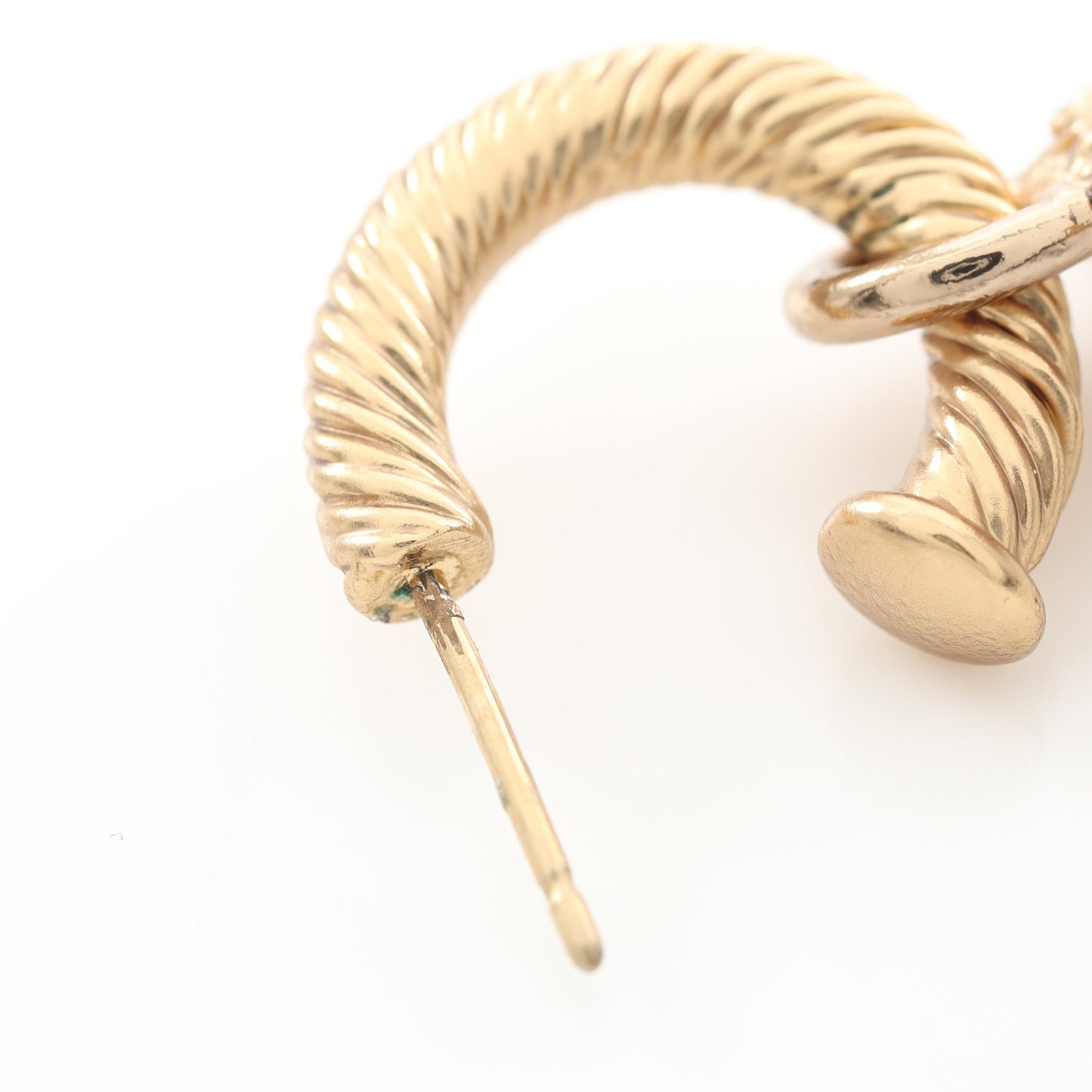 ココマーク フープ ピアス GP ゴールド 03A シャネル アクセサリー CHANEL