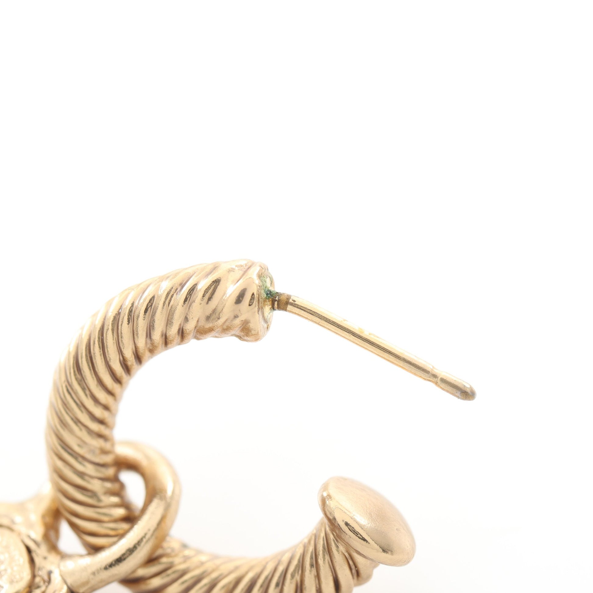 ココマーク フープ ピアス GP ゴールド 03A シャネル アクセサリー CHANEL