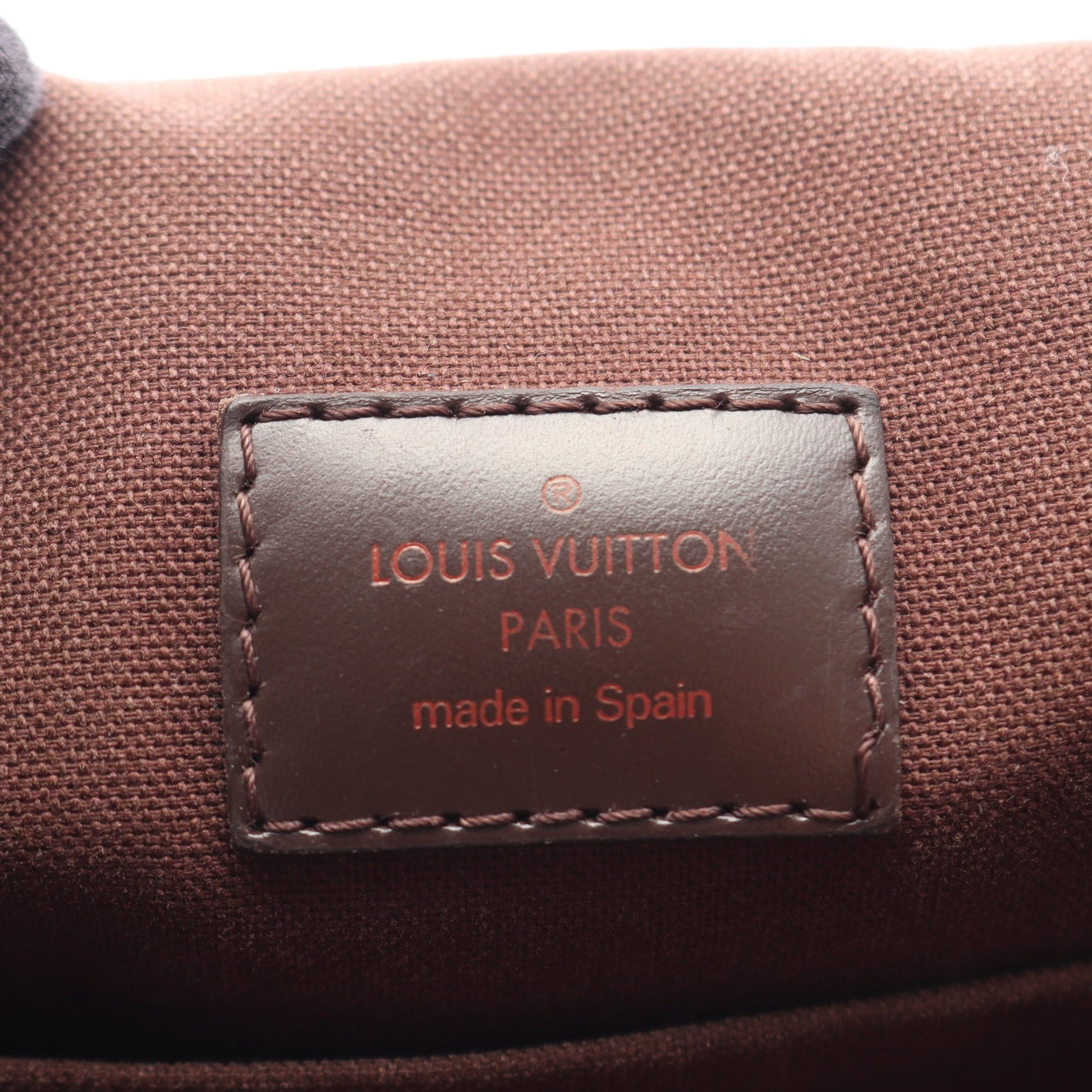 ブルックリンMM ダミエエベヌ ショルダーバッグ PVC レザー ブラウン ルイヴィトン バッグ LOUIS VUITTON