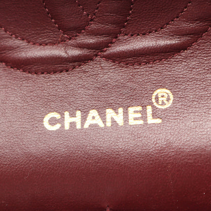 マトラッセ Wフラップ Wチェーンショルダーバッグ ラムスキン ブラック ゴールド金具 シャネル バッグ CHANEL