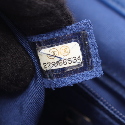 マトラッセ チェーンショルダー チェーンショルダーバッグ レザー ブルー ゴールド金具 シャネル バッグ CHANEL