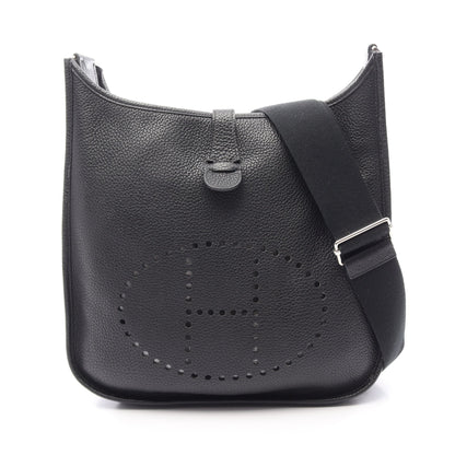 エヴリン 3 トロワ GM ショルダーバッグ トリヨンクレマンス ブラック シルバー金具 □N刻印 エルメス バッグ HERMES