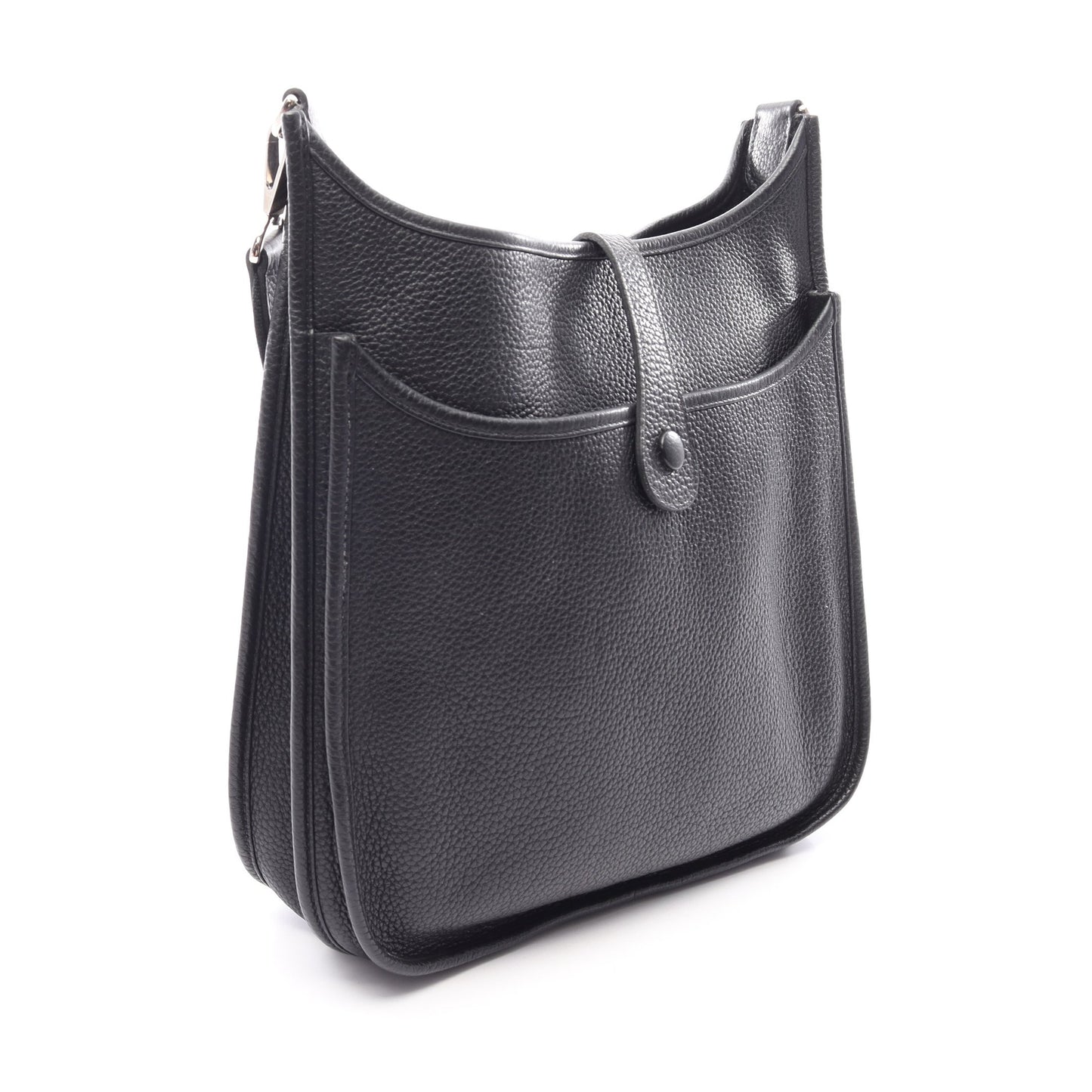 エヴリン 3 トロワ GM ショルダーバッグ トリヨンクレマンス ブラック シルバー金具 □N刻印 エルメス バッグ HERMES