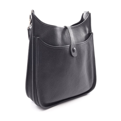 エヴリン 3 トロワ GM ショルダーバッグ トリヨンクレマンス ブラック シルバー金具 □N刻印 エルメス バッグ HERMES