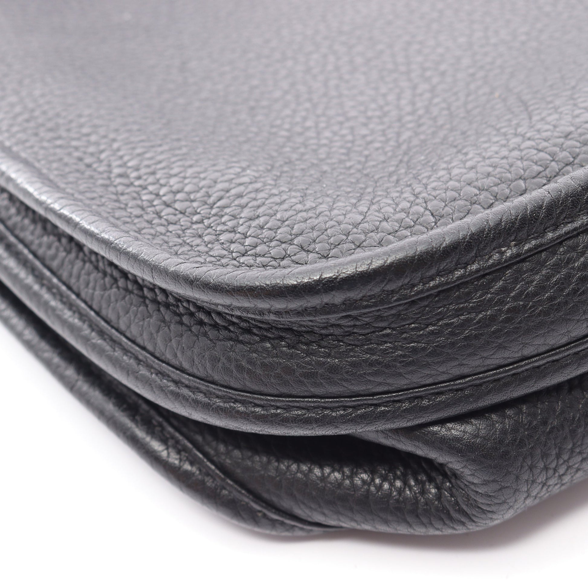 エヴリン 3 トロワ GM ショルダーバッグ トリヨンクレマンス ブラック シルバー金具 □N刻印 エルメス バッグ HERMES